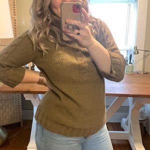 💜 Gap 3/4 sleeve turtle neck